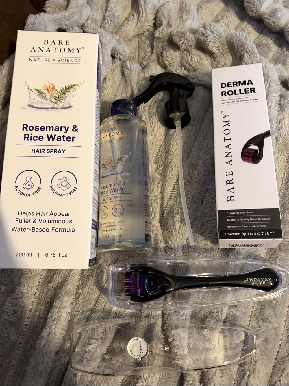 Rosemary & Rice Water Hair Spray — Clear Volumizing Mist